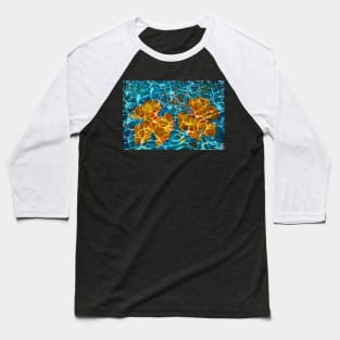 Autumn leaves in water Baseball T-Shirt